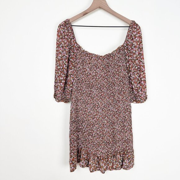 Faithfull the Brand Es Saada Mini Sun Dress Feminine Sexy Fitted Wedding Guest - Picture 10 of 13